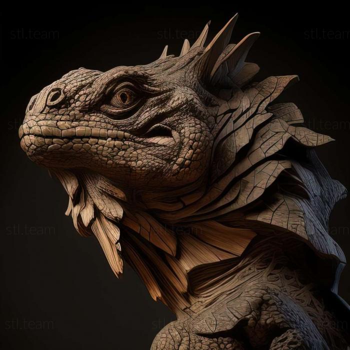 3D модель Cyclura cornuta onchiopsis (STL)